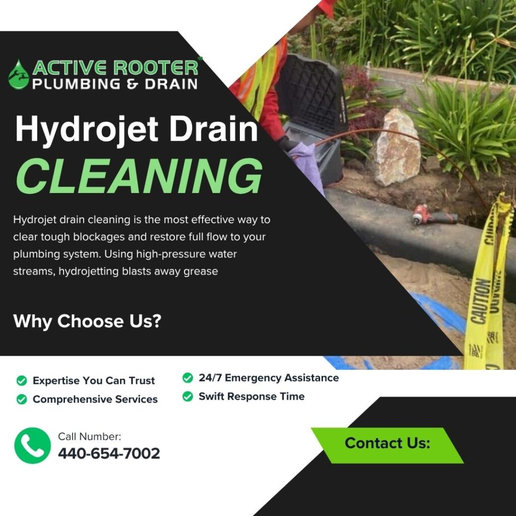 hydrojet drain cleaning