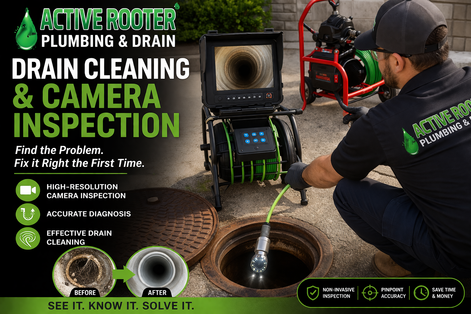 Drain Cleaning and Camera Inspection