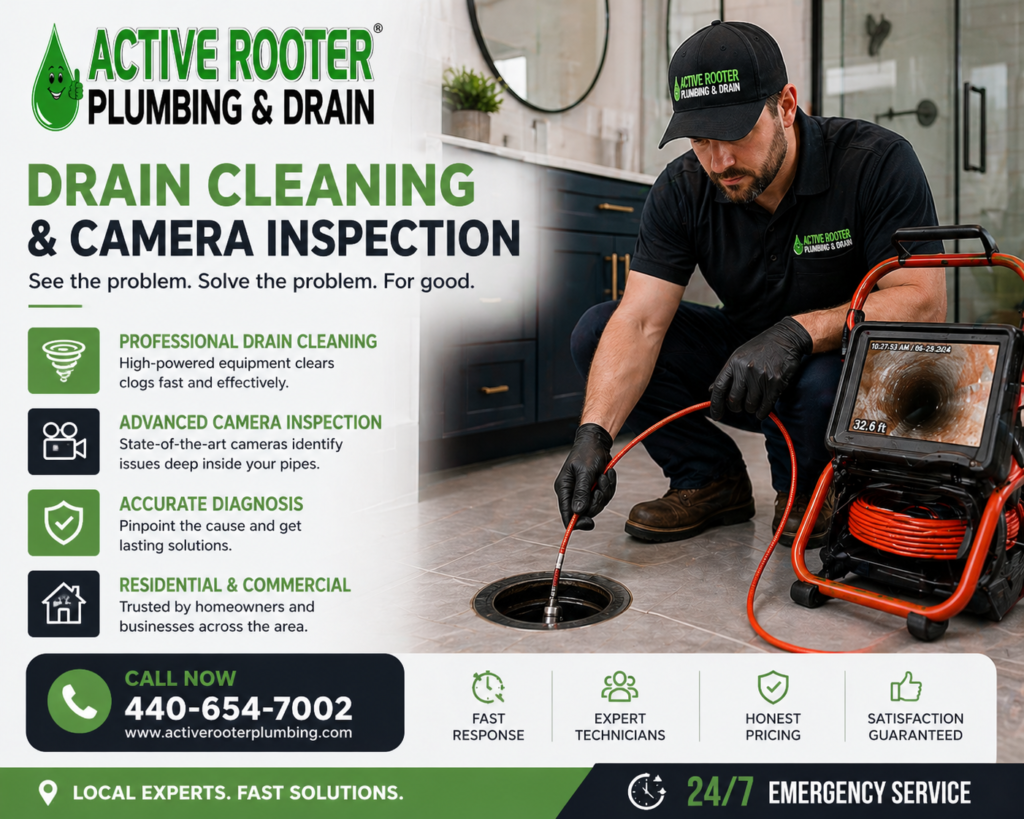 drain cleaning camera inspection