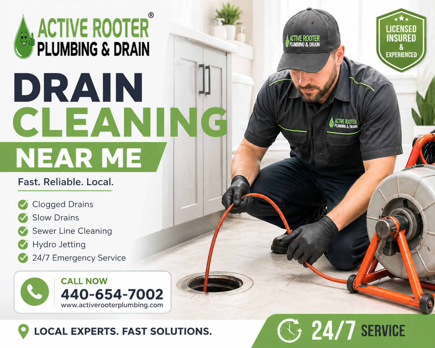 drain cleaning near me