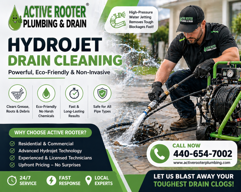 hydrojet drain cleaning