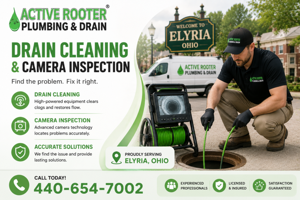 drain cleaning camera inspection