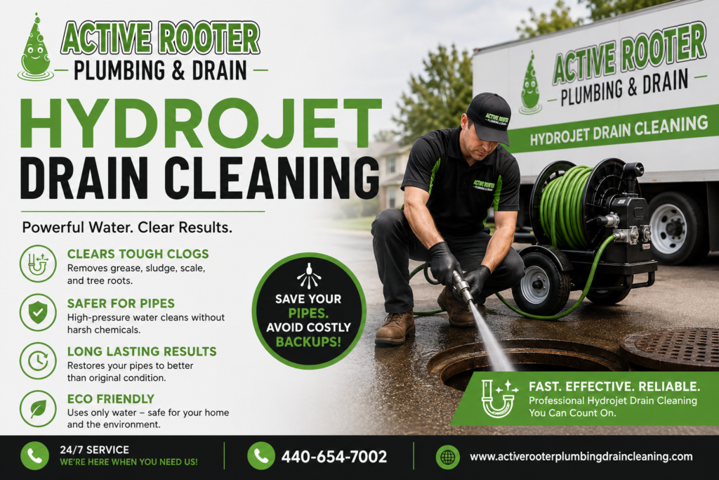hydrojet drain cleaning