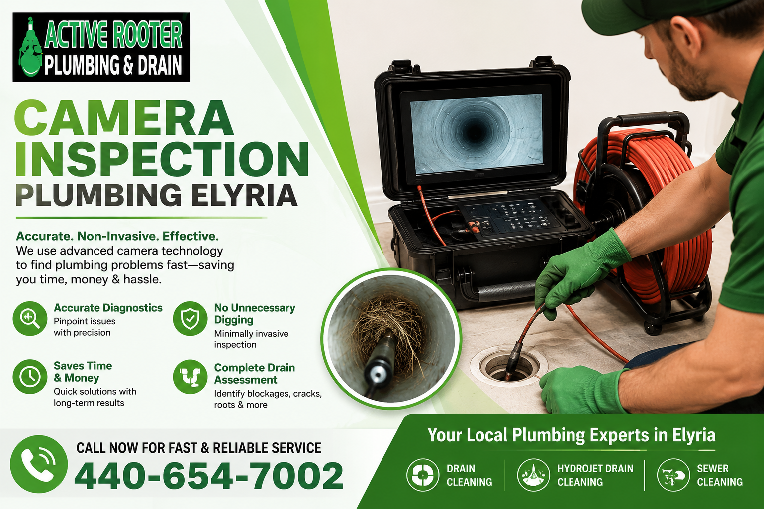Camera Inspection Plumbing Elyria