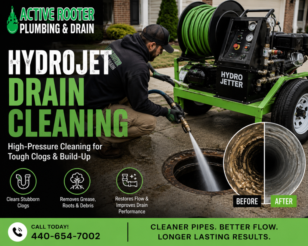 hydrojet drain cleaning