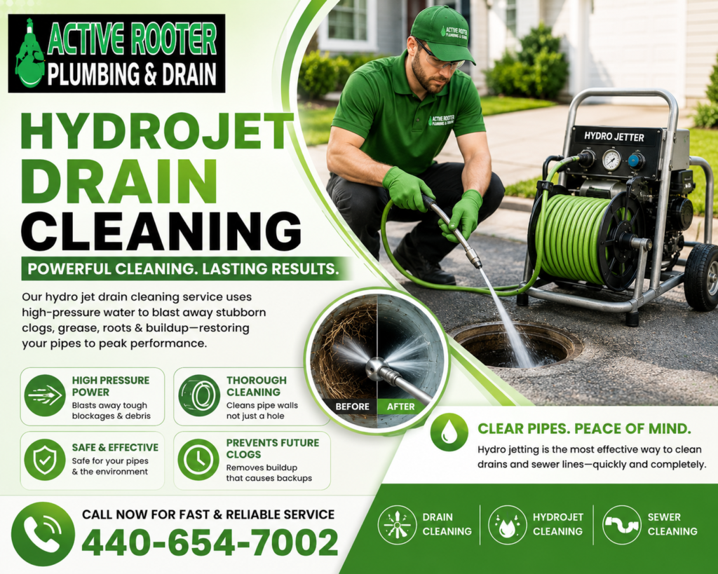 hydrojet drain cleaning