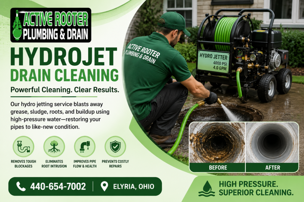 Hydrojet Drain Cleaning